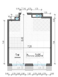 1-BD Apartment Sale, 55.6 sq. m. at Tishinskiy bulvar, Gruzinsky Val Street, 10, Moscow, Russia #4