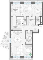 3-BD Apartment Sale, 151.4 sq. m. at Tishinskiy bulvar, Gruzinsky Val Street, 10, Moscow, Russia #3 3-BD Apartment Sale, 151.4 sq. m. at Tishinskiy bulvar, Gruzinsky Val Street, 10, Moscow, Russia #3