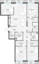 3-BD Apartment Sale, 154.4 sq. m. at Tishinskiy bulvar, Gruzinsky Val Street, 10, Moscow, Russia #3