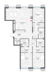 3-BD Apartment Sale, 152.6平方米 at Tishinskiy bulvar, Gruzinsky Val Street, 10, Moscow, Russia #3 3-BD Apartment Sale, 152.6平方米 at Tishinskiy bulvar, Gruzinsky Val Street, 10, Moscow, Russia #3