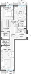 1-BD Apartment Sale, 97 sq. m. at Tishinskiy bulvar, Gruzinsky Val Street, 10, Moscow, Russia #3