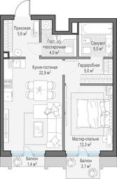 1-BD Apartment Sale, 57.9 sq. m. at Tishinskiy bulvar, Gruzinsky Val Street, 10, Moscow, Russia #2 1-BD Apartment Sale, 57.9 sq. m. at Tishinskiy bulvar, Gruzinsky Val Street, 10, Moscow, Russia #2