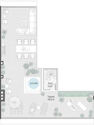 5-BD Apartment Sale, 182.7 sq. m. at Tishinskiy bulvar, Gruzinsky Val Street, 10, Moscow, Russia #4