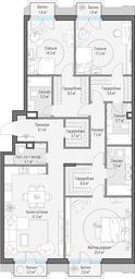 2-BD Apartment Sale, 151.9 sq. m. at Tishinskiy bulvar, Gruzinsky Val Street, 10, Moscow, Russia #2 2-BD Apartment Sale, 151.9 sq. m. at Tishinskiy bulvar, Gruzinsky Val Street, 10, Moscow, Russia #2