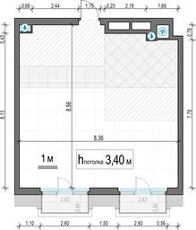 1-BD Apartment Sale, 68.6 sq. m. at Tishinskiy bulvar, Gruzinsky Val Street, 10, Moscow, Russia #2