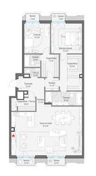 2-BD Apartment Sale, 151.1 sq. m. at Tishinskiy bulvar, Gruzinsky Val Street, 10, Moscow, Russia #2 2-BD Apartment Sale, 151.1 sq. m. at Tishinskiy bulvar, Gruzinsky Val Street, 10, Moscow, Russia #2