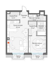 1-BD Apartment Sale, 68.5 sq. m. at Tishinskiy bulvar, Gruzinsky Val Street, 10, Moscow, Russia #3 1-BD Apartment Sale, 68.5 sq. m. at Tishinskiy bulvar, Gruzinsky Val Street, 10, Moscow, Russia #3