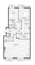 2-BD Apartment Sale, 150.8 sq. m. at Tishinskiy bulvar, Gruzinsky Val Street, 10, Moscow, Russia #4