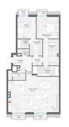 2-BD Apartment Sale, 150.8 sq. m. at Tishinskiy bulvar, Gruzinsky Val Street, 10, Moscow, Russia #2 2-BD Apartment Sale, 150.8 sq. m. at Tishinskiy bulvar, Gruzinsky Val Street, 10, Moscow, Russia #2