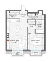 1-BD Apartment Sale, 68.2 sq. m. at Tishinskiy bulvar, Gruzinsky Val Street, 10, Moscow, Russia #3