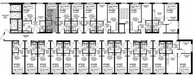 Продажа квартиры, 20,17 м² в ЖК «Перец», Пятницкое шоссе, 58, Москва, Россия #3