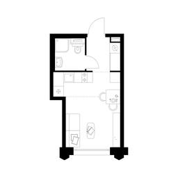 Apartment Sale, 21.1 sq. m. at Businovskiy Park, Izhorskaya Street, 6с5, Moscow, Russia #3