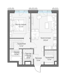 1-BD Apartment Sale, 60.3 sq. m. at Tishinskiy bulvar, Gruzinsky Val Street, 10, Moscow, Russia #3 1-BD Apartment Sale, 60.3 sq. m. at Tishinskiy bulvar, Gruzinsky Val Street, 10, Moscow, Russia #3