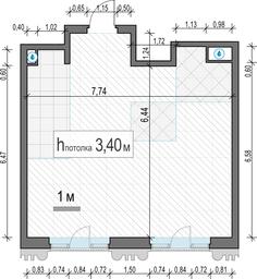 1-BD Apartment Sale, 52 sq. m. at Tishinskiy bulvar, Gruzinsky Val Street, 10, Moscow, Russia #2