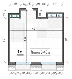 1-BD Apartment Sale, 52平方米 at Tishinskiy bulvar, Gruzinsky Val Street, 10, Moscow, Russia #4