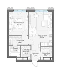 Продажа 1-комн. квартиры, 59,4 м² в ЖК «Квартал «Тишинский бульвар»», улица Грузинский Вал, 10, Москва, Россия #3 Продажа 1-комн. квартиры, 59,4 м² в ЖК «Квартал «Тишинский бульвар»», улица Грузинский Вал, 10, Москва, Россия #3