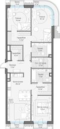 2-BD Apartment Sale, 126.9 sq. m. at Tishinskiy bulvar, Gruzinsky Val Street, 10, Moscow, Russia #2 2-BD Apartment Sale, 126.9 sq. m. at Tishinskiy bulvar, Gruzinsky Val Street, 10, Moscow, Russia #2