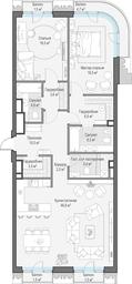 2-BD Apartment Sale, 126.9 sq. m. at Tishinskiy bulvar, Gruzinsky Val Street, 10, Moscow, Russia #3 2-BD Apartment Sale, 126.9 sq. m. at Tishinskiy bulvar, Gruzinsky Val Street, 10, Moscow, Russia #3