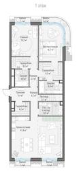 3-BD Apartment Sale, 177.5 sq. m. at Tishinskiy bulvar, Gruzinsky Val Street, 10, Moscow, Russia #3