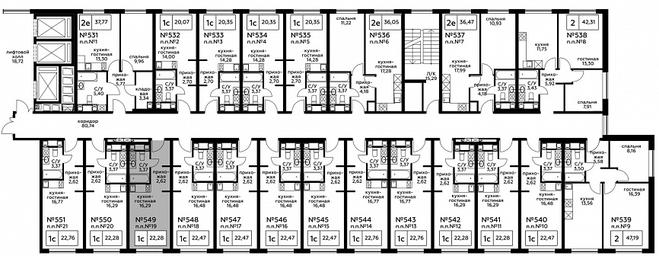 Apartment Sale, 22.38 sq. m. at Perets, Pyatnitskoye Highway, 58, Moscow, Russia #3
