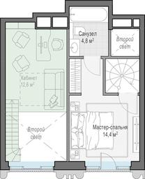 2-BD Apartment Sale, 64.5 sq. m. at Tishinskiy bulvar, Gruzinsky Val Street, 10, Moscow, Russia #3 2-BD Apartment Sale, 64.5 sq. m. at Tishinskiy bulvar, Gruzinsky Val Street, 10, Moscow, Russia #3