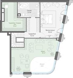 5-BD Apartment Sale, 189.1平方米 at Tishinskiy bulvar, Gruzinsky Val Street, 10, Moscow, Russia #4