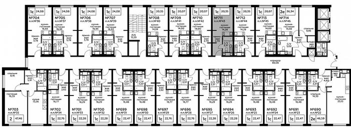 Apartment Sale, 20.45 sq. m. at Perets, Pyatnitskoye Highway, 58, Moscow, Russia #3