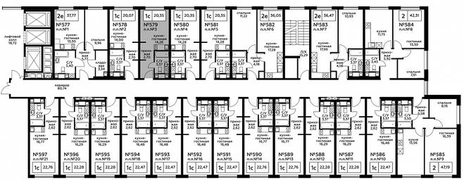 Продажа квартиры, 20,46 м² в ЖК «Перец», Пятницкое шоссе, 58, Москва, Россия #3