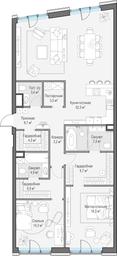 2-BD Apartment Sale, 132.9 sq. m. at Tishinskiy bulvar, Gruzinsky Val Street, 10, Moscow, Russia #2 2-BD Apartment Sale, 132.9 sq. m. at Tishinskiy bulvar, Gruzinsky Val Street, 10, Moscow, Russia #2
