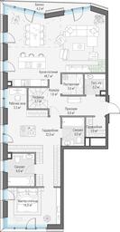3-BD Apartment Sale, 171.3平方米 at Tishinskiy bulvar, Gruzinsky Val Street, 10, Moscow, Russia #3 3-BD Apartment Sale, 171.3平方米 at Tishinskiy bulvar, Gruzinsky Val Street, 10, Moscow, Russia #3