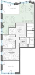 3-BD Apartment Sale, 171.3平方米 at Tishinskiy bulvar, Gruzinsky Val Street, 10, Moscow, Russia #2 3-BD Apartment Sale, 171.3平方米 at Tishinskiy bulvar, Gruzinsky Val Street, 10, Moscow, Russia #2