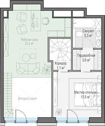 1-BD Apartment Sale, 84.3 sq. m. at Tishinskiy bulvar, Gruzinsky Val Street, 10, Moscow, Russia #4