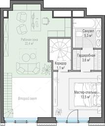 1-BD Apartment Sale, 84.3 sq. m. at Tishinskiy bulvar, Gruzinsky Val Street, 10, Moscow, Russia #4