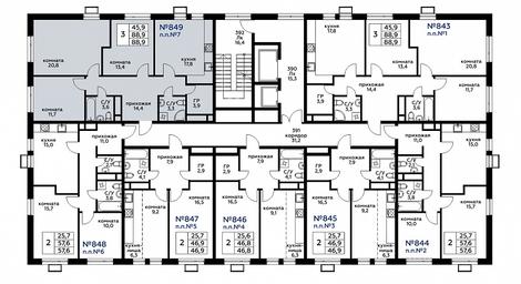 2-BD Apartment Sale, 89 sq. m. at Veresk, 3rd Khoroshyovskaya Street, вл19с3к1, Moscow, Russia #2