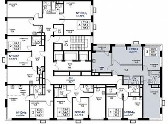 2-BD Apartment Sale, 89.2平方米 at Veresk, 3rd Khoroshyovskaya Street, вл19с3к1, Moscow, Russia #3 2-BD Apartment Sale, 89.2平方米 at Veresk, 3rd Khoroshyovskaya Street, вл19с3к1, Moscow, Russia #3