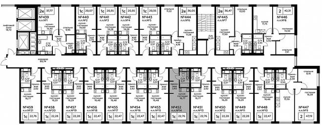 Apartment Sale, 22.86 sq. m. at Perets, Pyatnitskoye Highway, 58, Moscow, Russia #3