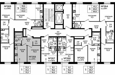 Apartment Sale, 31.1平方米 at Eko Bunino, prospekt Kuprina, 34к1, Sosenskoye Settlement, Moscow, Russia #2