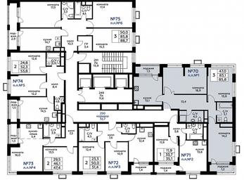 2-BD Apartment Sale, 86.8 sq. m. at Veresk, 3rd Khoroshyovskaya Street, вл19с3к1, Moscow, Russia #2 2-BD Apartment Sale, 86.8 sq. m. at Veresk, 3rd Khoroshyovskaya Street, вл19с3к1, Moscow, Russia #2