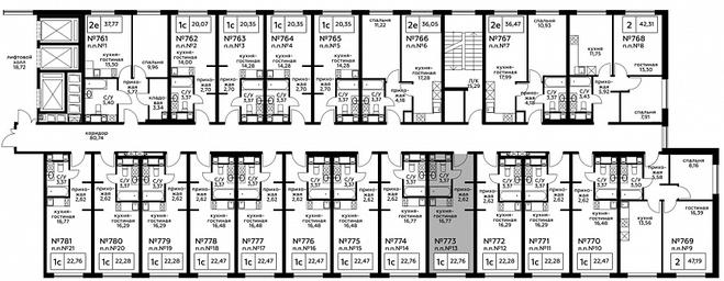 Apartment Sale, 22.86 sq. m. at Perets, Pyatnitskoye Highway, 58, Moscow, Russia #3