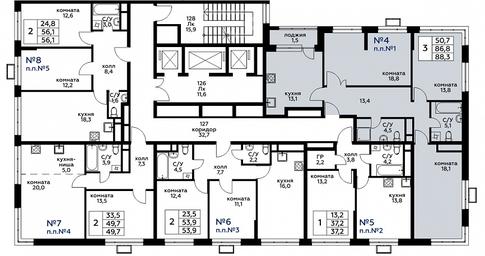 2-BD Apartment Sale, 88.5 sq. m. at Veresk, 3rd Khoroshyovskaya Street, вл19с3к1, Moscow, Russia #2 2-BD Apartment Sale, 88.5 sq. m. at Veresk, 3rd Khoroshyovskaya Street, вл19с3к1, Moscow, Russia #2