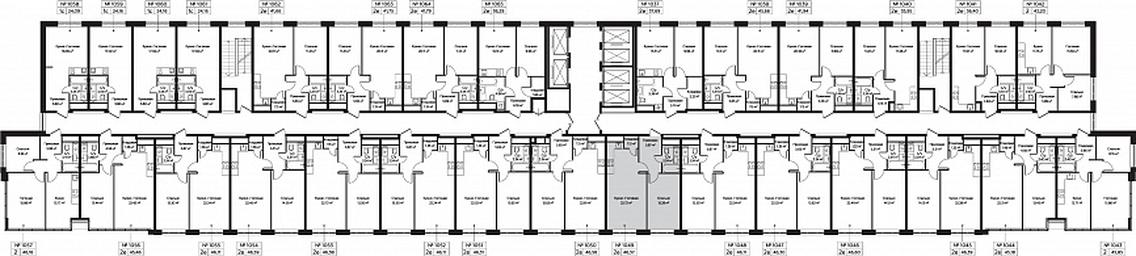 2-BD Apartment Sale, 46.37 sq. m. at Perets, Pyatnitskoye Highway, 58, Moscow, Russia #3 2-BD Apartment Sale, 46.37 sq. m. at Perets, Pyatnitskoye Highway, 58, Moscow, Russia #3
