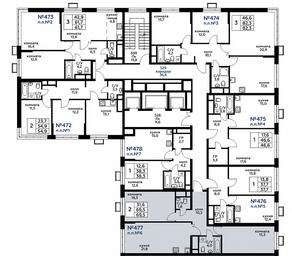 1-BD Apartment Sale, 69.8 sq. m. at Veresk, 3rd Khoroshyovskaya Street, вл19с3к1, Moscow, Russia #3