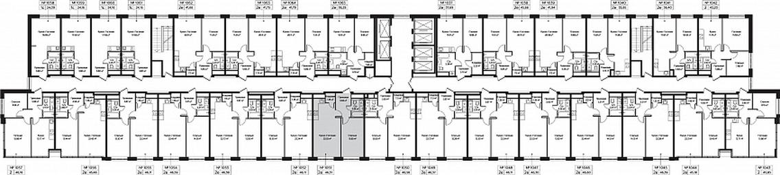 2-BD Apartment Sale, 46.31 sq. m. at Perets, Pyatnitskoye Highway, 58, Moscow, Russia #3 2-BD Apartment Sale, 46.31 sq. m. at Perets, Pyatnitskoye Highway, 58, Moscow, Russia #3