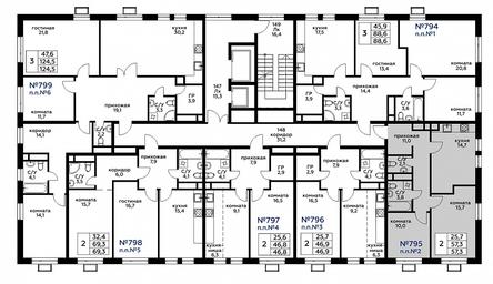 1-BD Apartment Sale, 57.9 sq. m. at Veresk, 3rd Khoroshyovskaya Street, вл19с3к1, Moscow, Russia #2 1-BD Apartment Sale, 57.9 sq. m. at Veresk, 3rd Khoroshyovskaya Street, вл19с3к1, Moscow, Russia #2