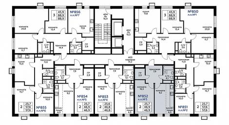 1-BD Apartment Sale, 47.1 sq. m. at Veresk, 3rd Khoroshyovskaya Street, вл19с3к1, Moscow, Russia #2 1-BD Apartment Sale, 47.1 sq. m. at Veresk, 3rd Khoroshyovskaya Street, вл19с3к1, Moscow, Russia #2