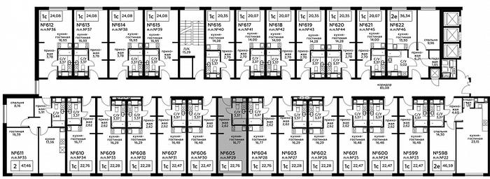Apartment Sale, 22.86 sq. m. at Perets, Pyatnitskoye Highway, 58, Moscow, Russia #3