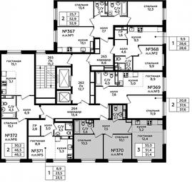 2-BD Apartment Sale, 50.8 sq. m. at Eko Bunino, prospekt Kuprina, 34к1, Sosenskoye Settlement, Moscow, Russia #2