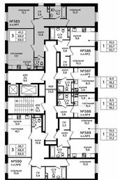 2-BD Apartment Sale, 68.4 sq. m. at Eko Bunino, prospekt Kuprina, 34к1, Sosenskoye Settlement, Moscow, Russia #3