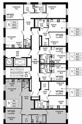 2-BD Apartment Sale, 68.7 sq. m. at Eko Bunino, prospekt Kuprina, 34к1, Sosenskoye Settlement, Moscow, Russia #2
