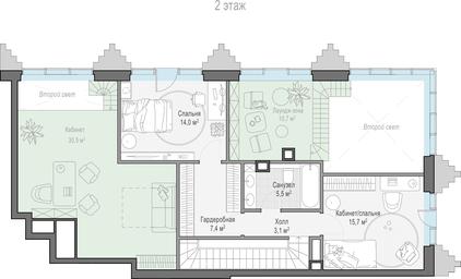 3-BD Apartment Sale, 163.6 sq. m. at Tishinskiy bulvar, Gruzinsky Val Street, 10, Moscow, Russia #2 3-BD Apartment Sale, 163.6 sq. m. at Tishinskiy bulvar, Gruzinsky Val Street, 10, Moscow, Russia #2
